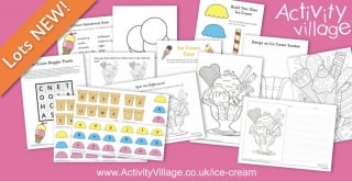 Who Loves Ice Cream? New Ice Cream Themed Activities for the Kids...