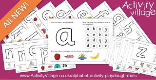 Work Your Way Through the Alphabet With These Engaging Playdough Mats