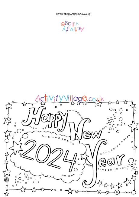 2024 Colouring Card 2
