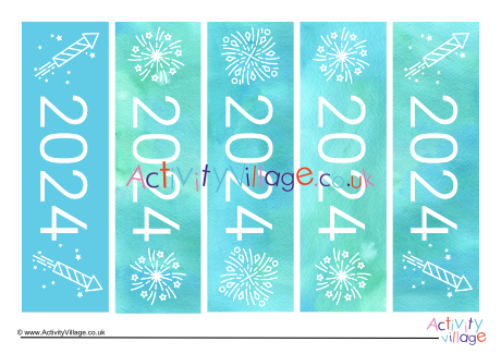 2024 fireworks bookmarks