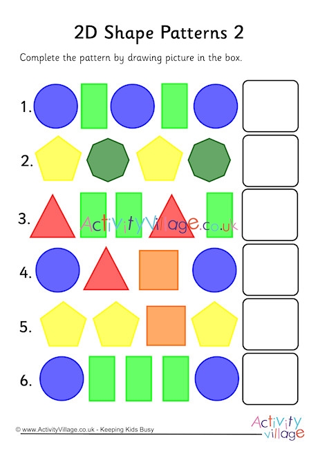 2D Shape Patterns 2