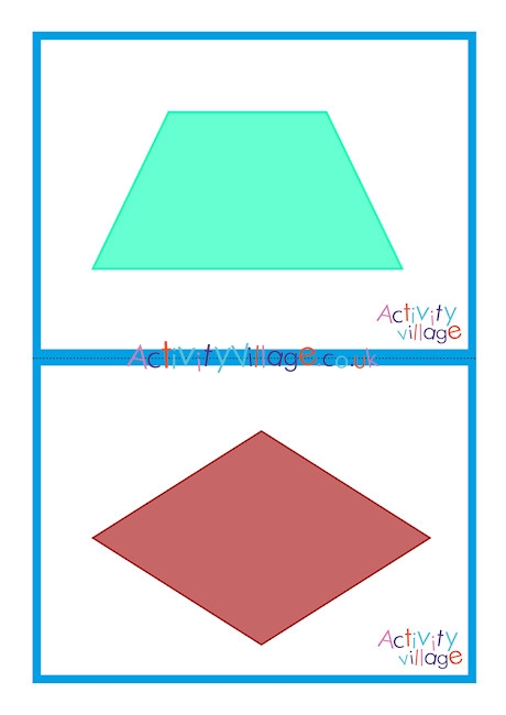 2D Shape Picture Flashcards