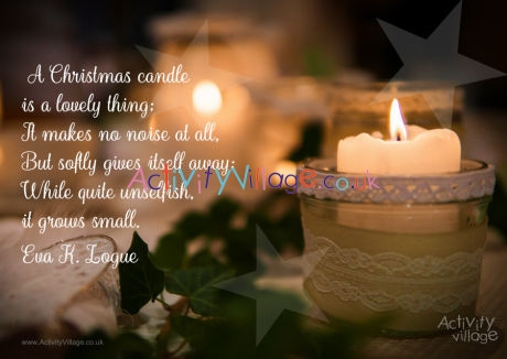A Christmas Candle Poster