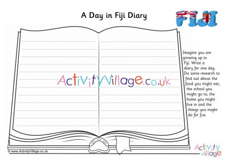 A Day In Fiji Diary