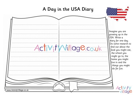 A Day In USA Diary