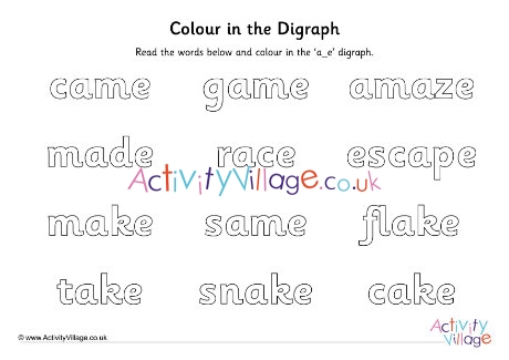 A E Split Digraph Colour In