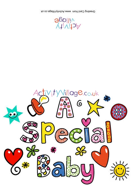 A Special Baby Card