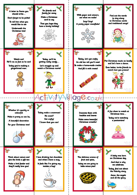 Advent Activity Cards