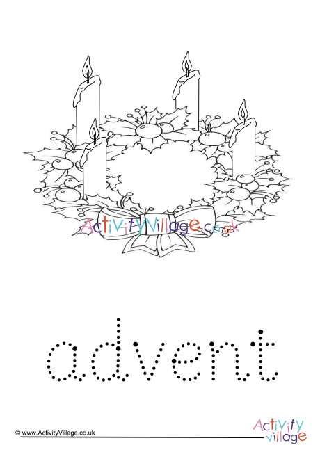 Advent Word Tracing