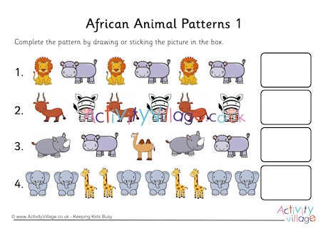African Animal Patterns 1