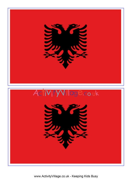 Albania flag printable