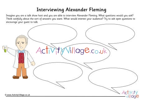 Alexander Fleming Interview Worksheet