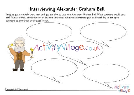 Alexander Graham Bell Interview Worksheet