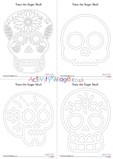 All Day of the Dead tracing pages