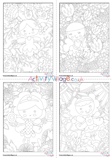 All Fairy Colouring Pages