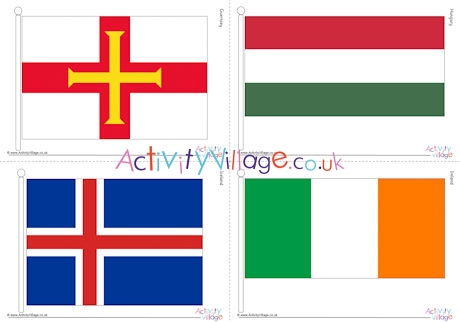 All flags of Europe slideshow