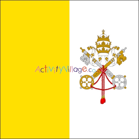All Vatican City flag printables