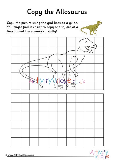 Allosaurus Grid Copy