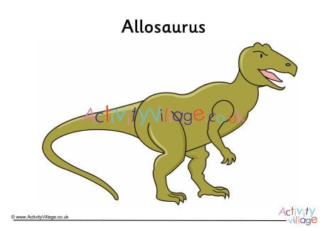 Allosaurus Poster