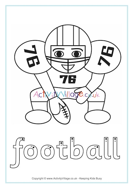 American football finger tracing