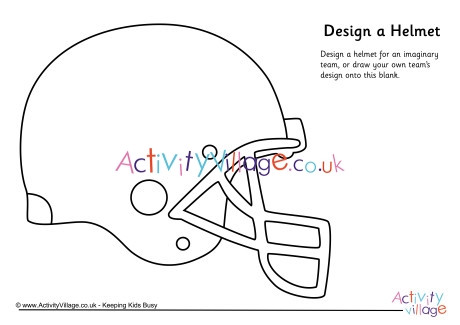 American Football helmet design page