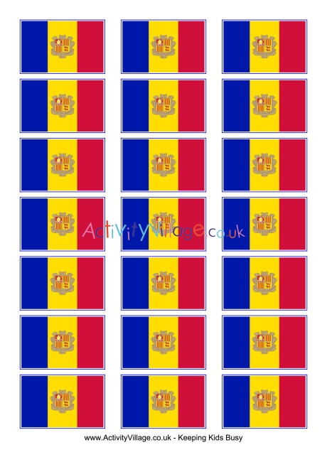 Andorra flag printable