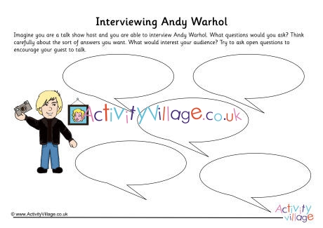 Andy Warhol Interview Worksheet