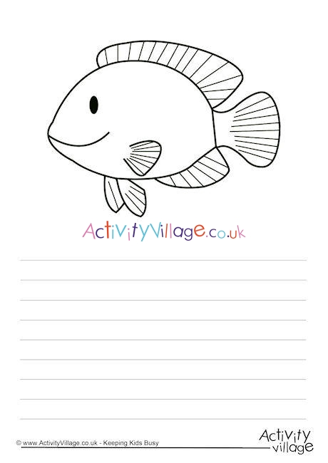 Angel Fish Story Paper