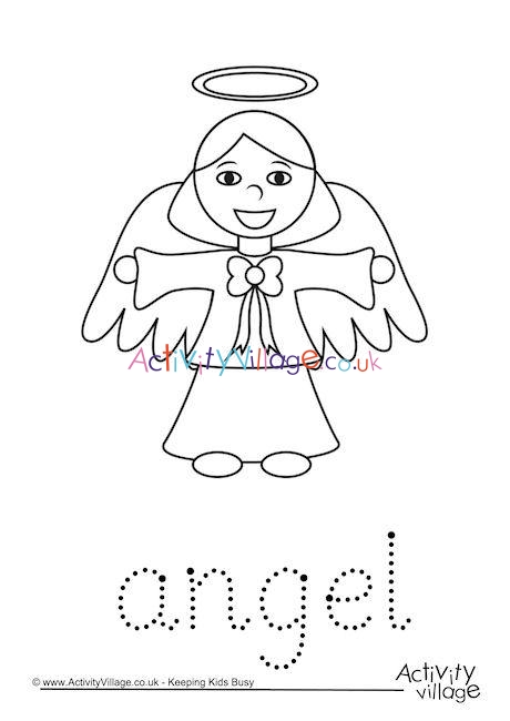 Angel Word Tracing