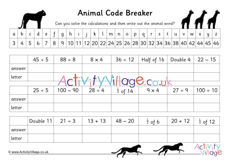 Animal code breaker 1