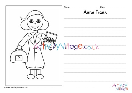 Anne Frank Story Paper