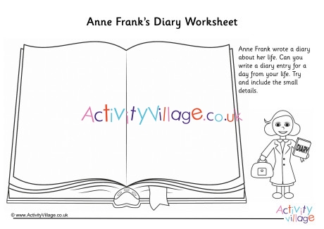 Anne Frank's Diary Worksheet