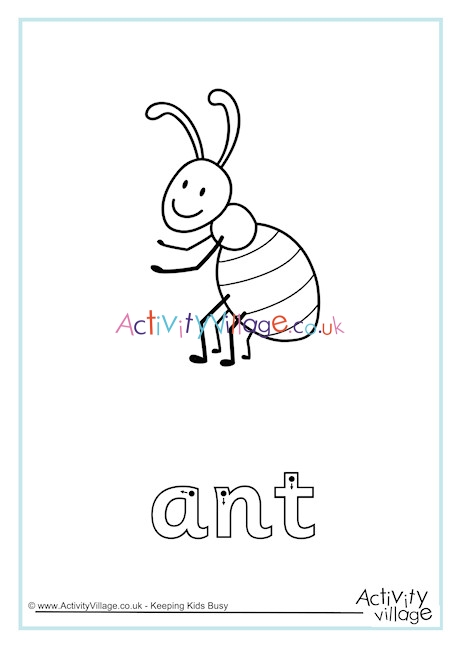 Ant Finger Tracing