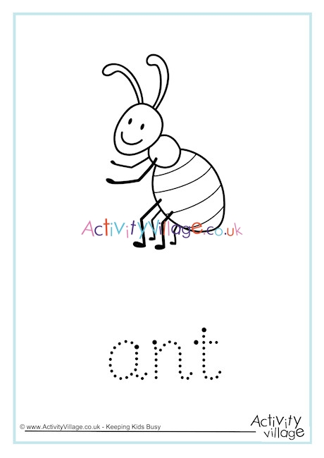 Ant Word Tracing