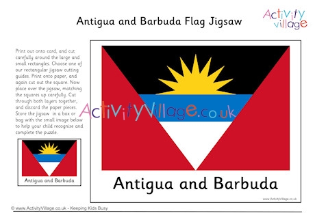 Antigua and Barbuda Flag Jigsaw