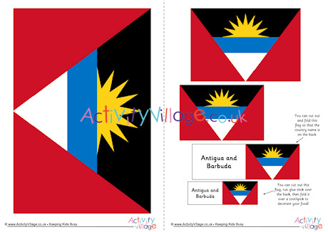 Download Antigua and Barbuda Flag Printable