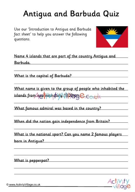 Antigua and Barbuda Quiz