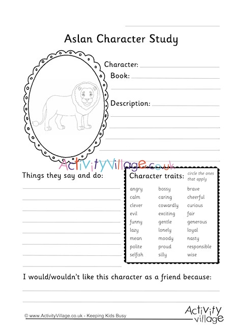 Aslan Character Study