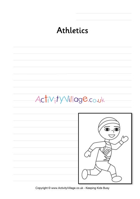 Athletics writing page