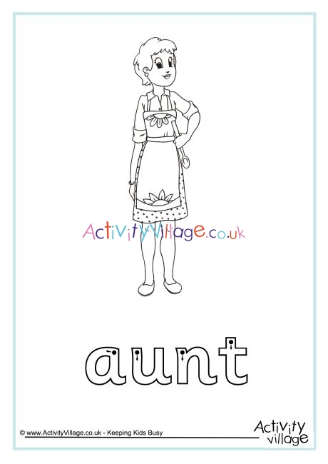 Aunt Finger Tracing