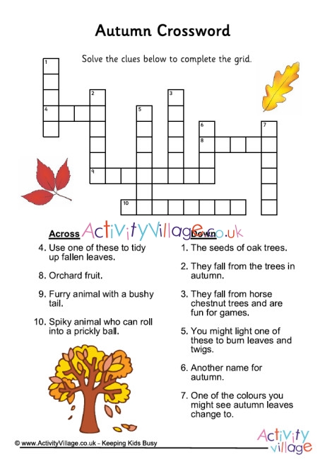autumn-crossword