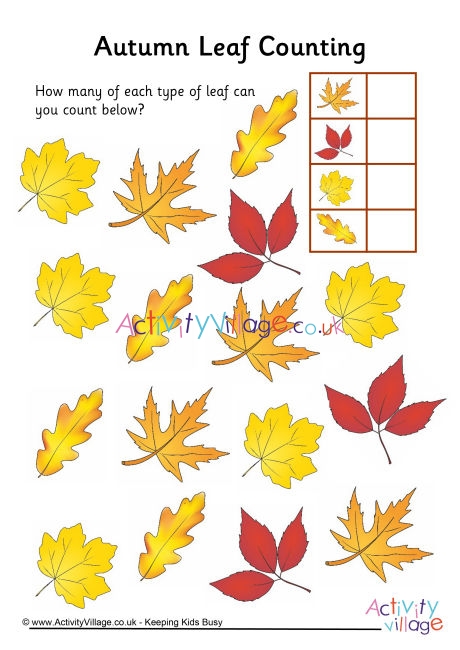 Autumn leaf counting 3