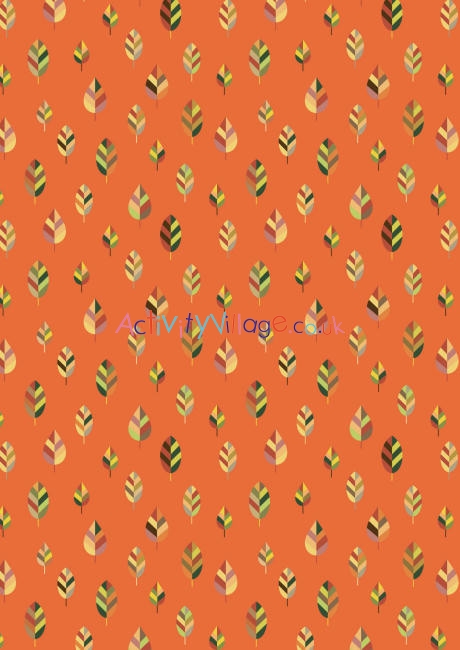 Autumn leaf scrapbook paper