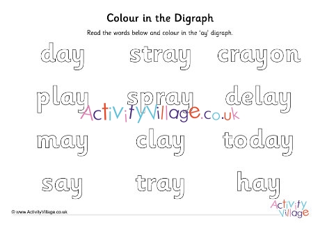 Ay Digraph Colour In