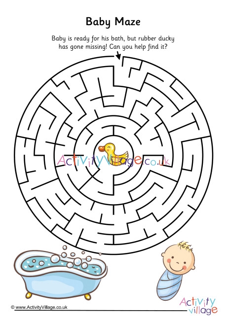 Baby maze 6