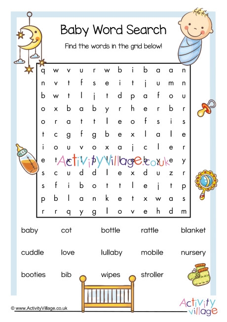 Baby word search