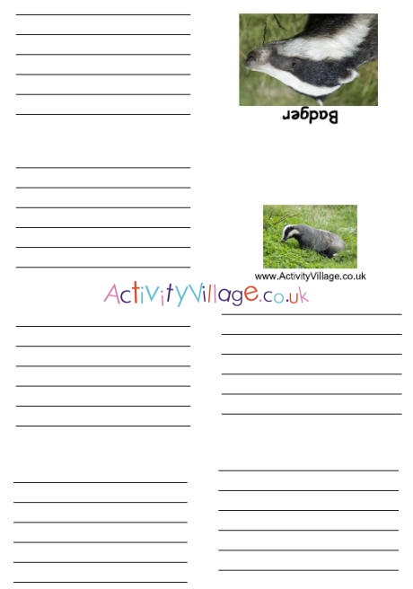 Badger booklet 