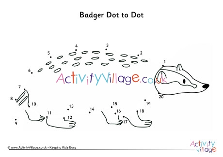Badger Dot To Dot