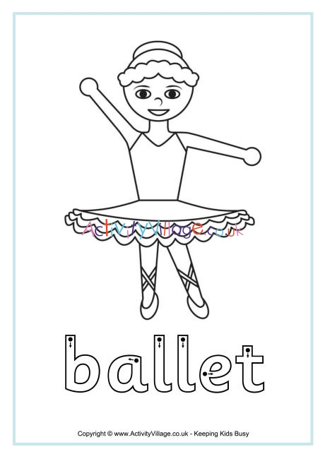Ballet finger tracing