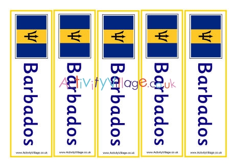 Barbados bookmarks